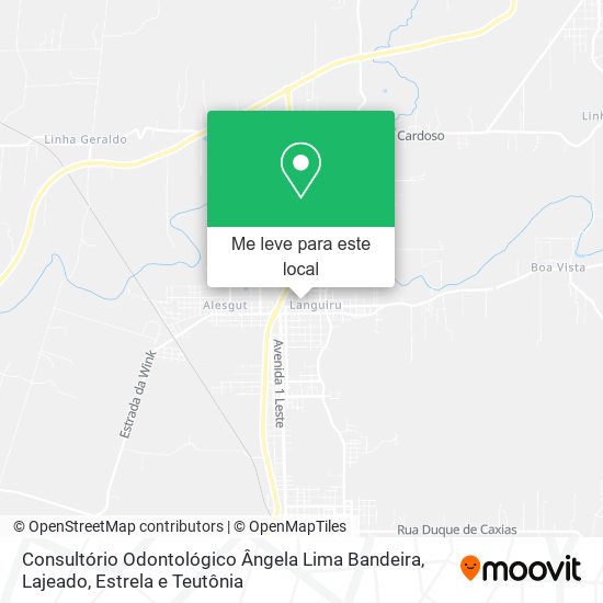 Consultório Odontológico Ângela Lima Bandeira mapa