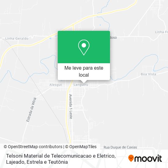 Telsoni Material de Telecomunicacao e Eletrico mapa