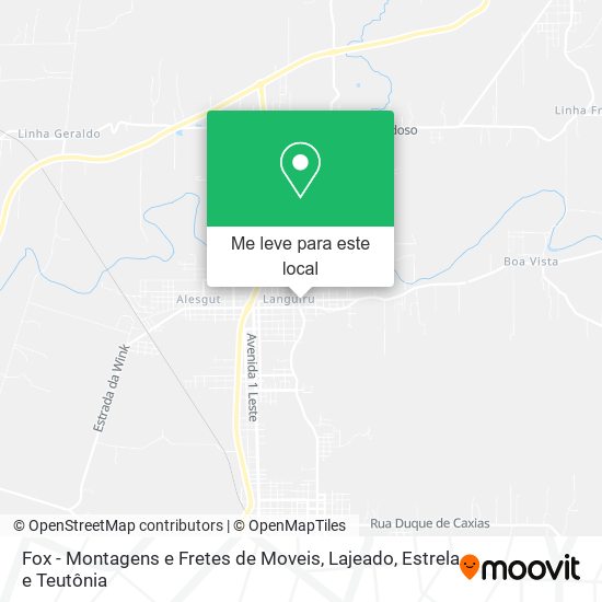 Fox - Montagens e Fretes de Moveis mapa