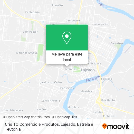 Cris TO Comercio e Produtos mapa