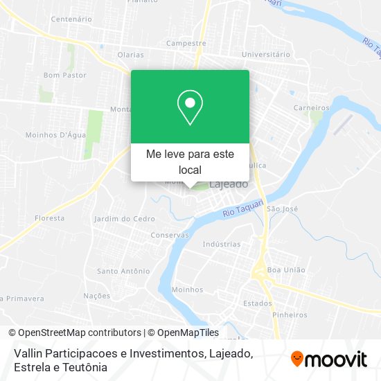 Vallin Participacoes e Investimentos mapa