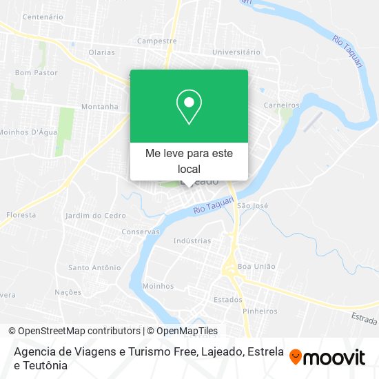 Agencia de Viagens e Turismo Free mapa