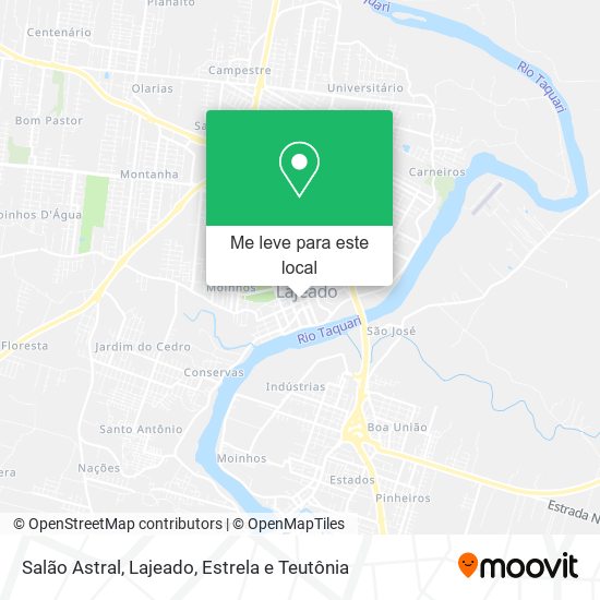 Salão Astral mapa