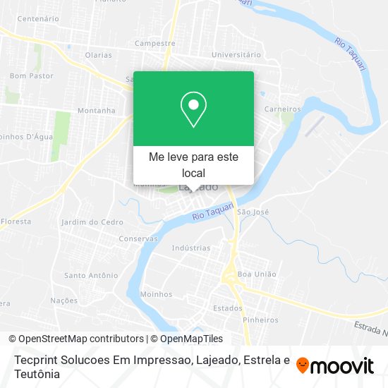 Tecprint Solucoes Em Impressao mapa