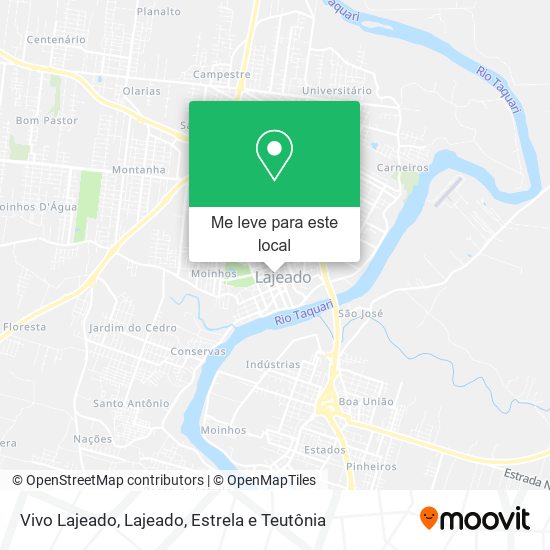 Vivo Lajeado mapa