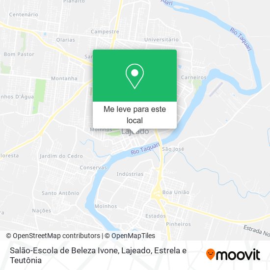 Salão-Escola de Beleza Ivone mapa