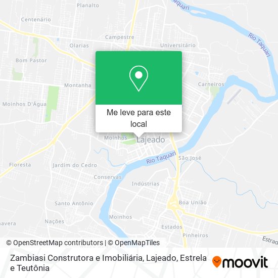 Zambiasi Construtora e Imobiliária mapa