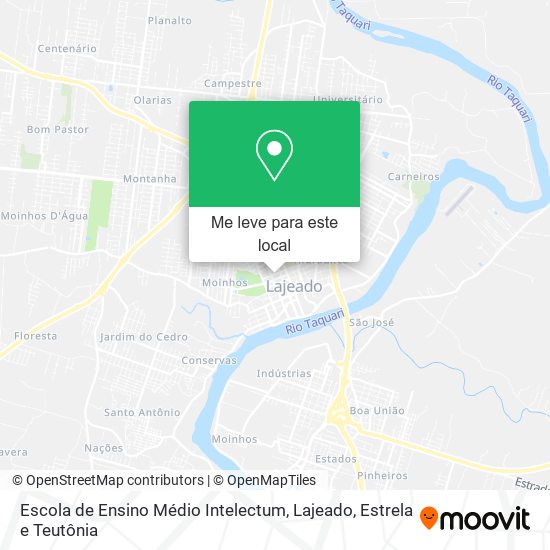 Escola de Ensino Médio Intelectum mapa