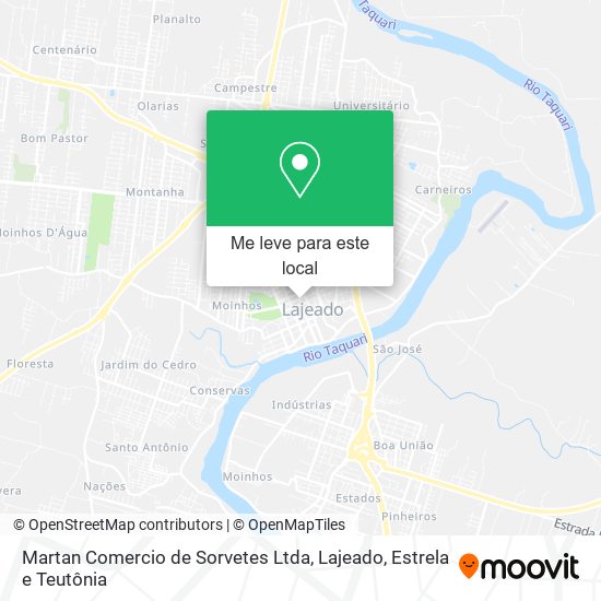 Martan Comercio de Sorvetes Ltda mapa