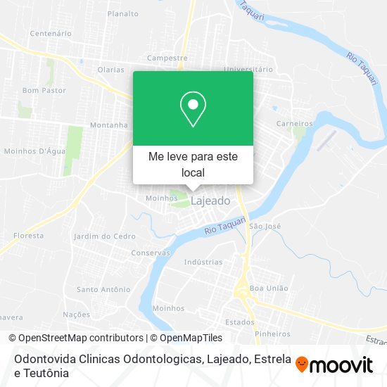 Odontovida Clinicas Odontologicas mapa