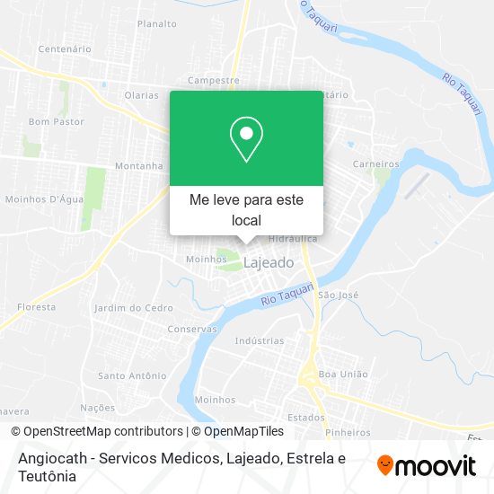 Angiocath - Servicos Medicos mapa