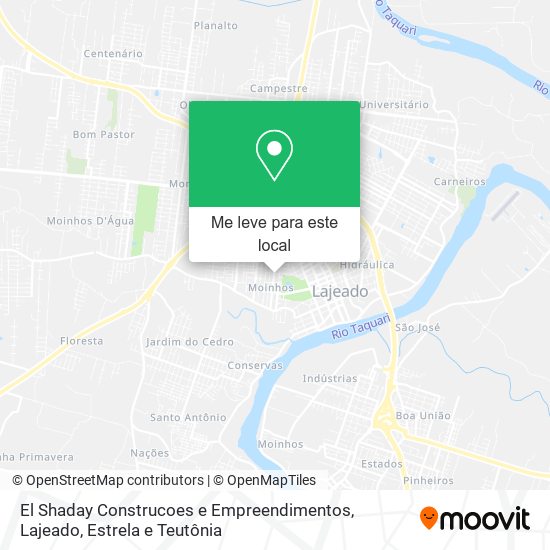 El Shaday Construcoes e Empreendimentos mapa