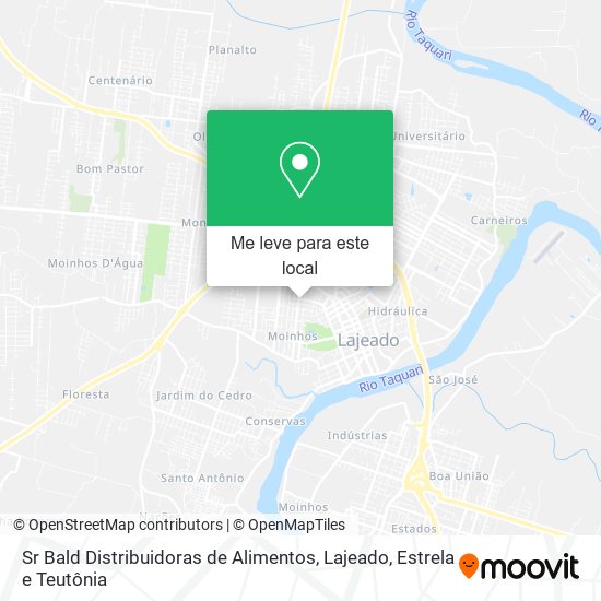 Sr Bald Distribuidoras de Alimentos mapa