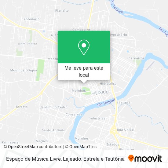 Espaço de Música Livre mapa