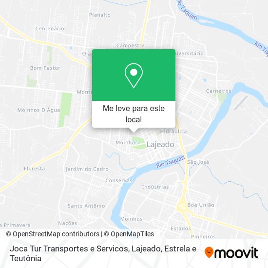 Joca Tur Transportes e Servicos mapa