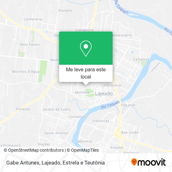 Gabe Antunes mapa