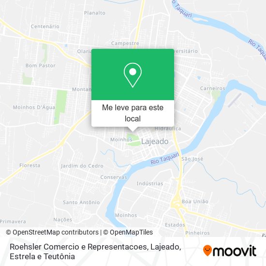 Roehsler Comercio e Representacoes mapa