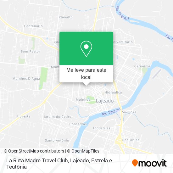 La Ruta Madre Travel Club mapa