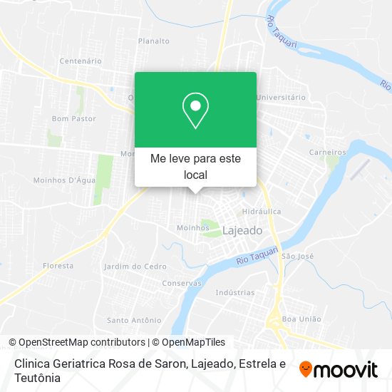 Clinica Geriatrica Rosa de Saron mapa