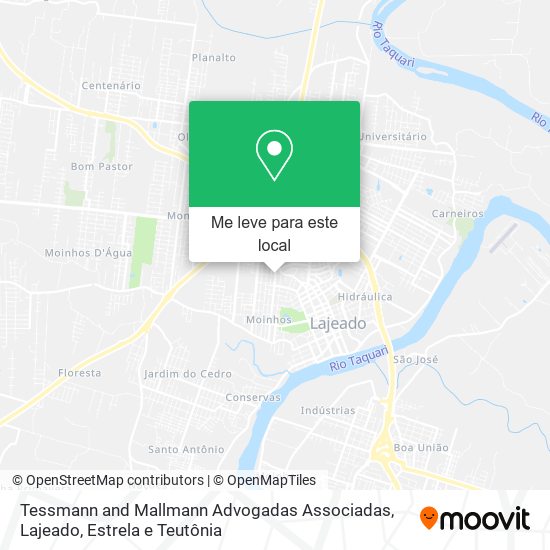 Tessmann and Mallmann Advogadas Associadas mapa