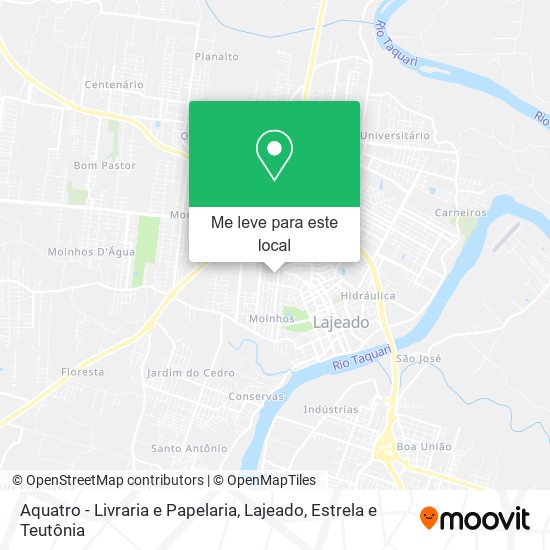 Aquatro - Livraria e Papelaria mapa