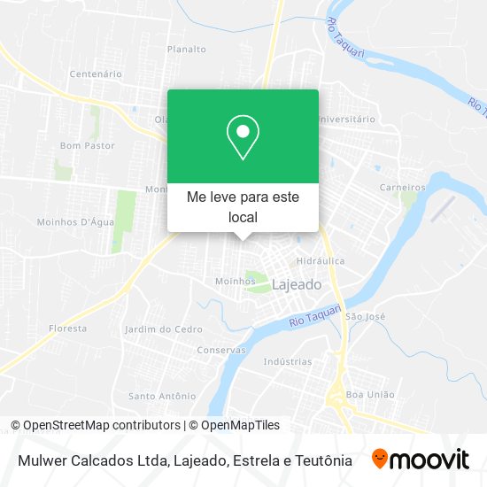 Mulwer Calcados Ltda mapa