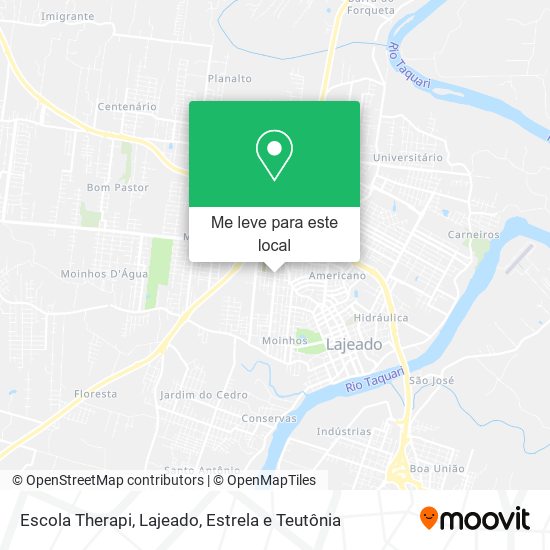 Escola Therapi mapa