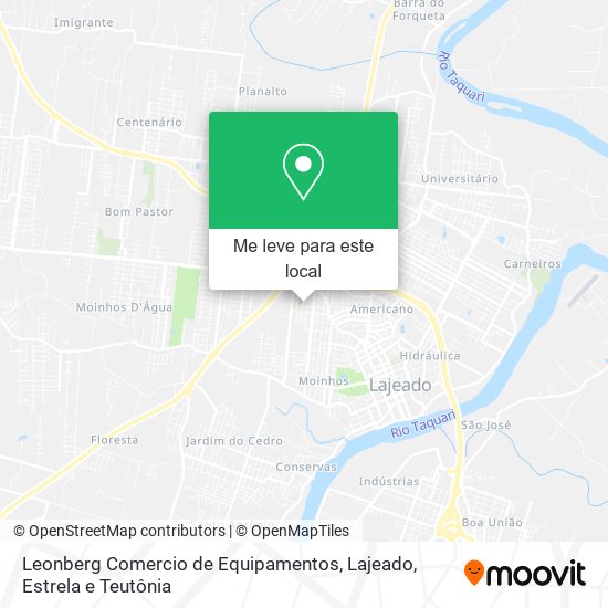 Leonberg Comercio de Equipamentos mapa
