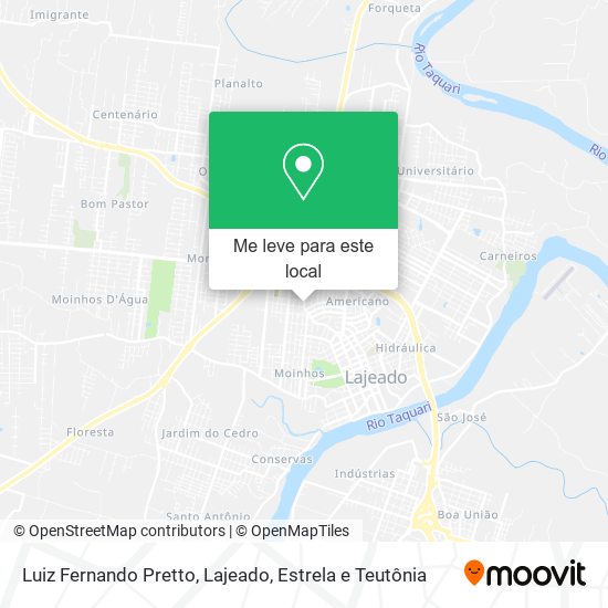 Luiz Fernando Pretto mapa