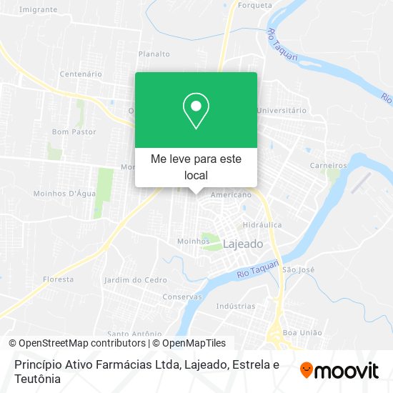 Princípio Ativo Farmácias Ltda mapa