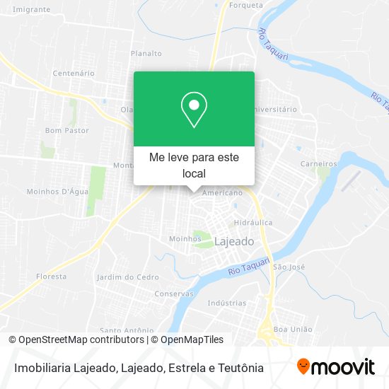 Imobiliaria Lajeado mapa