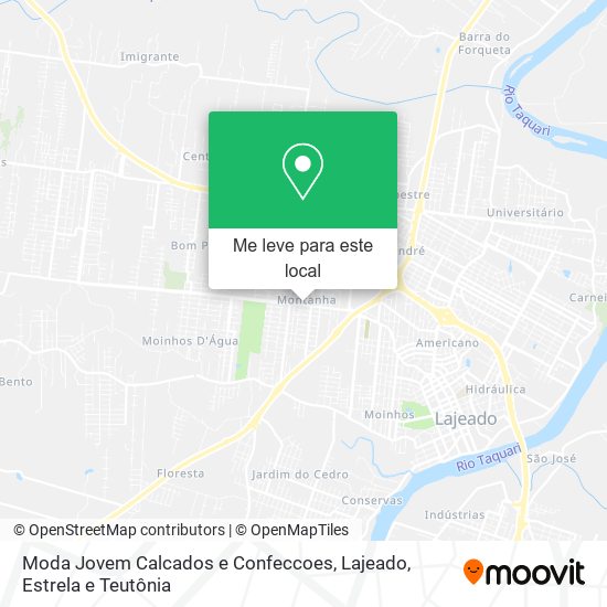 Moda Jovem Calcados e Confeccoes mapa