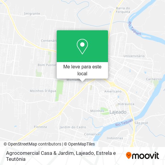 Agrocomercial Casa & Jardim mapa