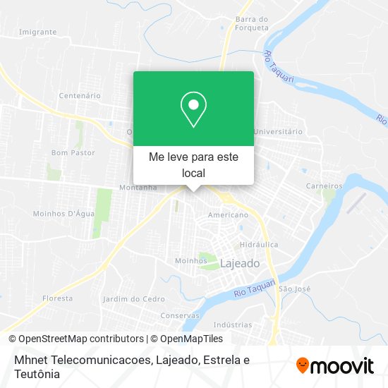 Mhnet Telecomunicacoes mapa