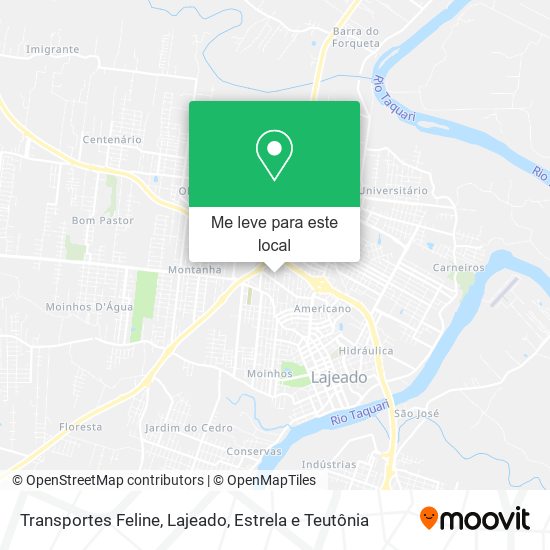 Transportes Feline mapa