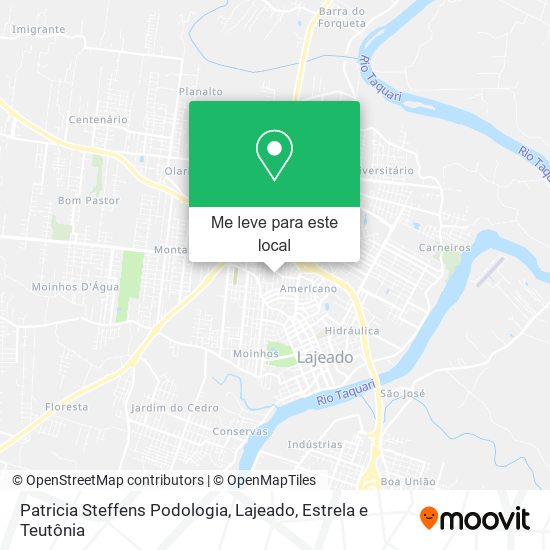 Patricia Steffens Podologia mapa