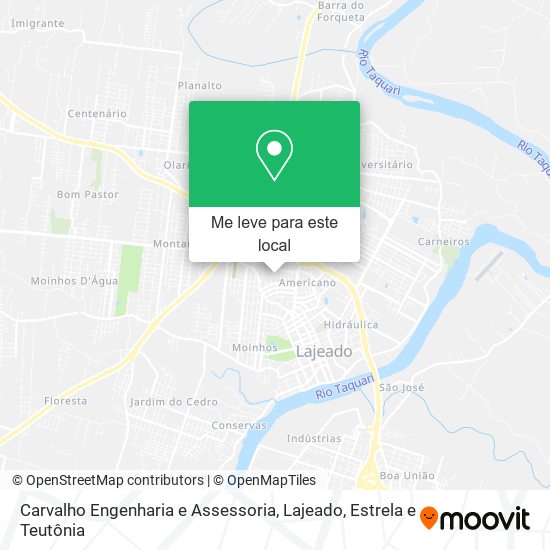 Carvalho Engenharia e Assessoria mapa