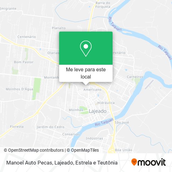 Manoel Auto Pecas mapa