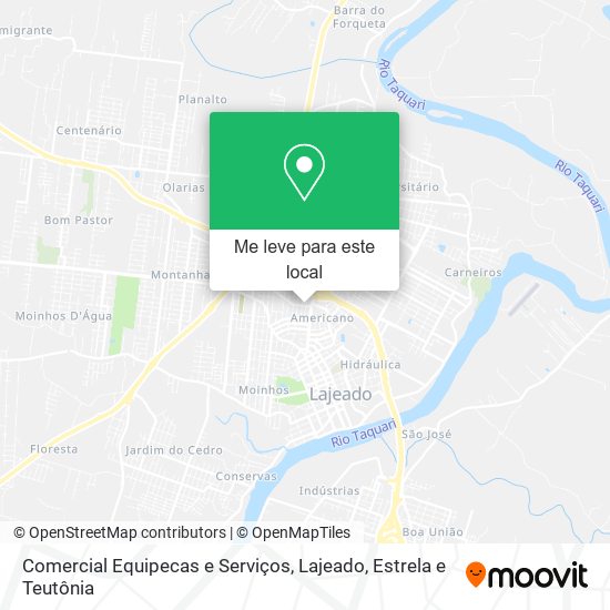 Comercial Equipecas e Serviços mapa