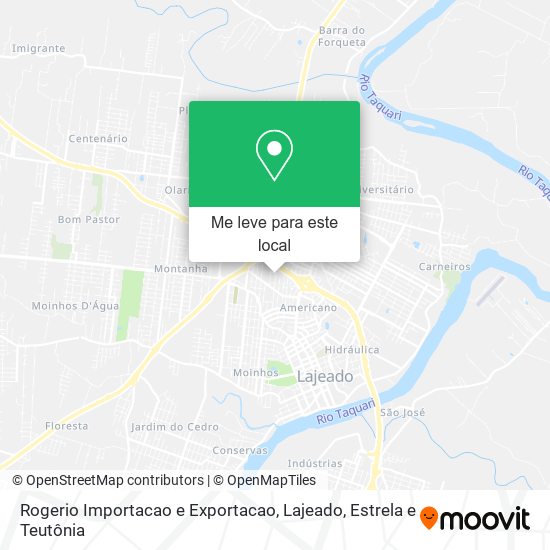 Rogerio Importacao e Exportacao mapa