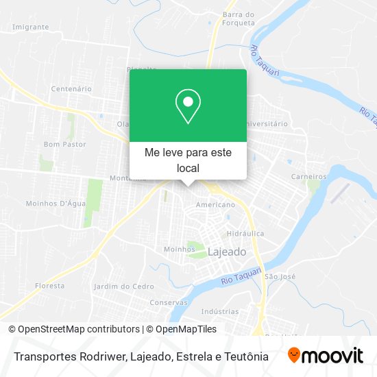 Transportes Rodriwer mapa