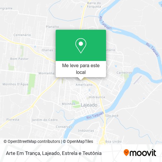 Arte Em Trança mapa