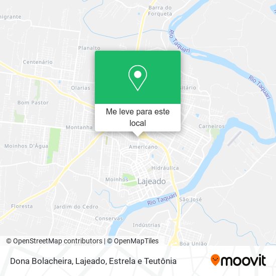 Dona Bolacheira mapa