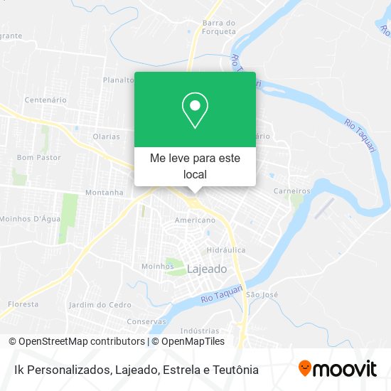 Ik Personalizados mapa