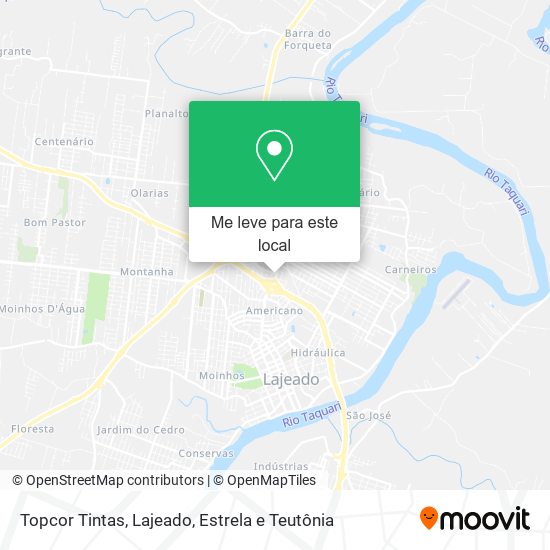 Topcor Tintas mapa