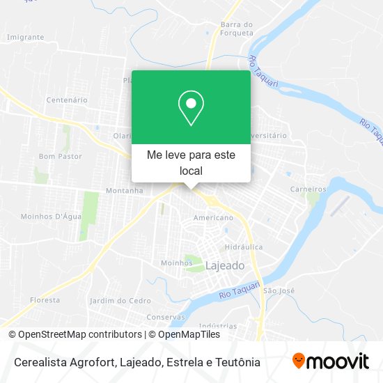 Cerealista Agrofort mapa