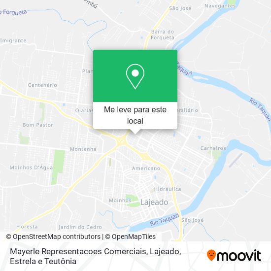 Mayerle Representacoes Comerciais mapa