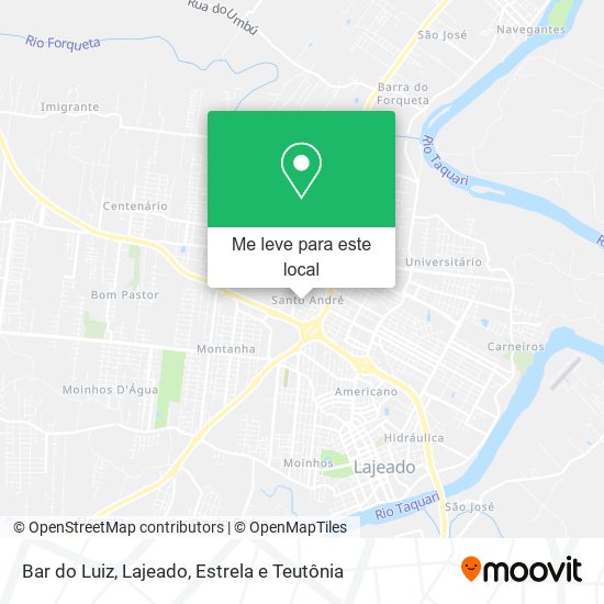 Bar do Luiz mapa
