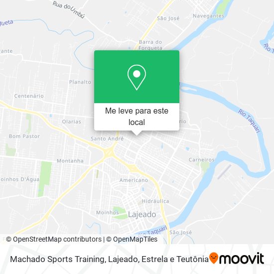 Machado Sports Training mapa