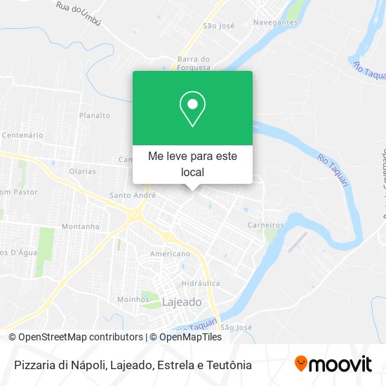 Pizzaria di Nápoli mapa